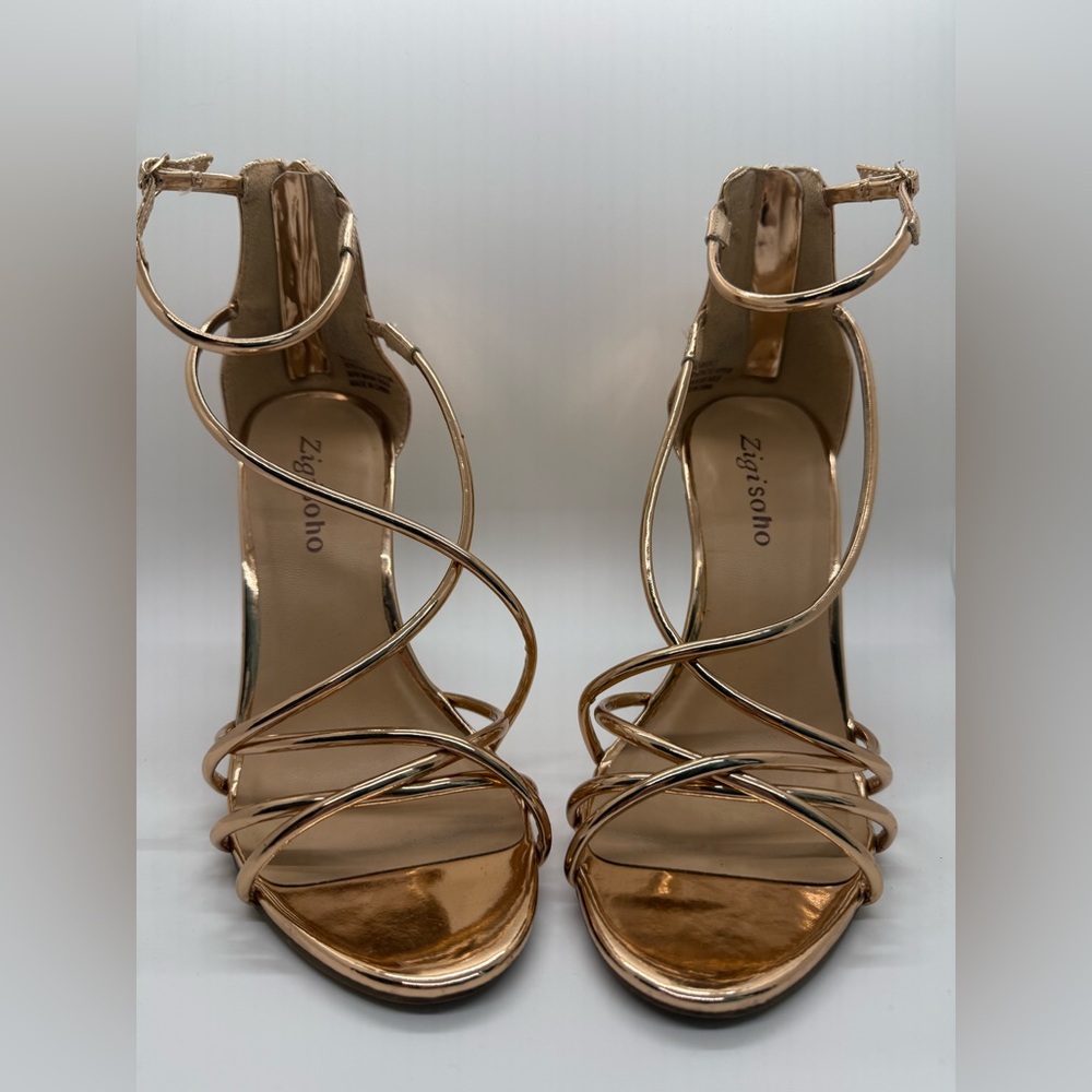 Women’s Zigisoho  Size 7 close to Rose Gold Stiletto Heels